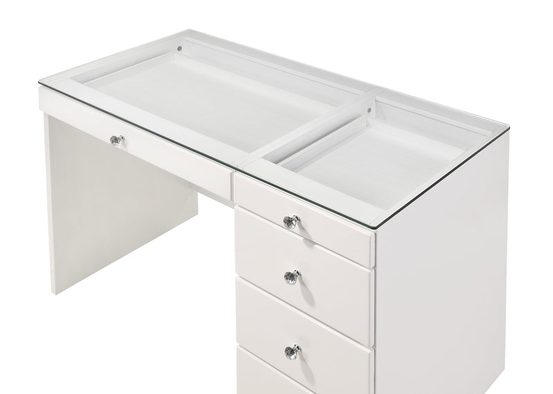 Crownmark Morgan Vanity Set - White
