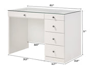 Crownmark Morgan Vanity Set - White