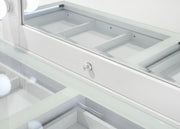 Crownmark Luxo Vanity Set - White