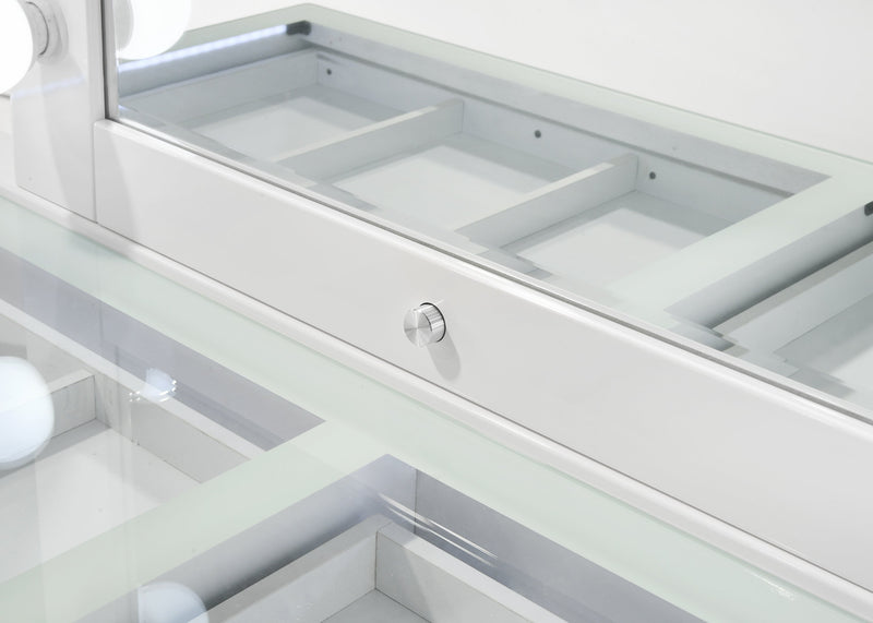 Crownmark Luxo Vanity Set - White