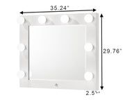 Crownmark Luxo Vanity Set - White