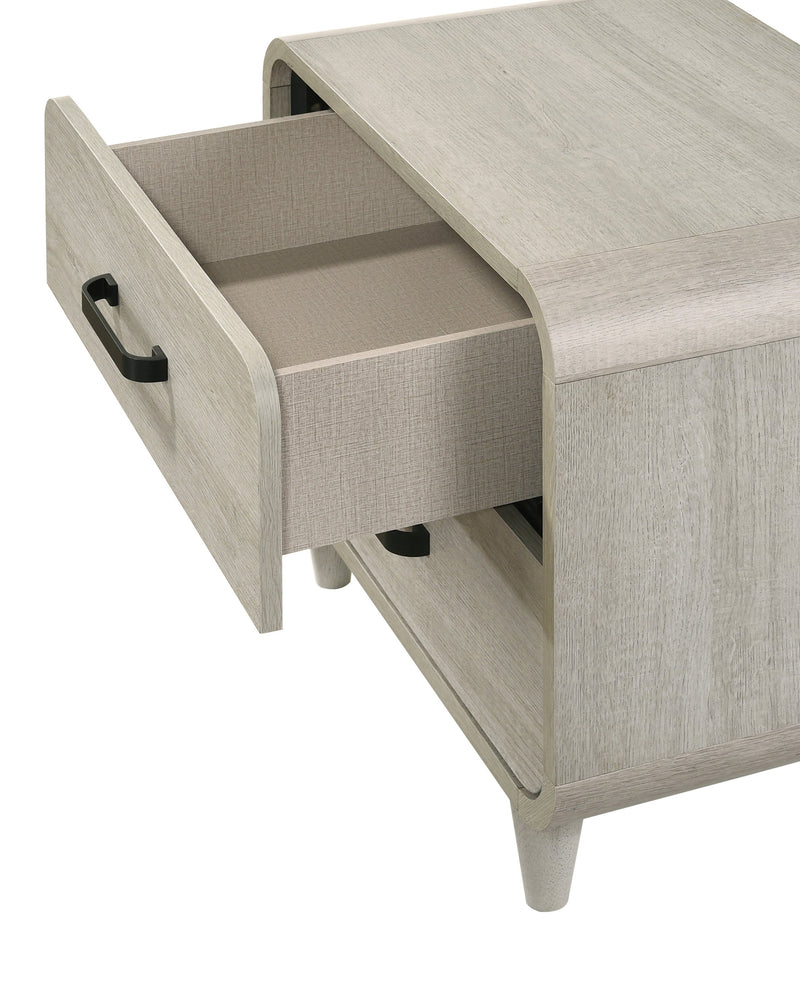 Crownmark Nyomi Nightstand - White