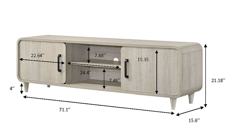 Nyomi TV Stand White