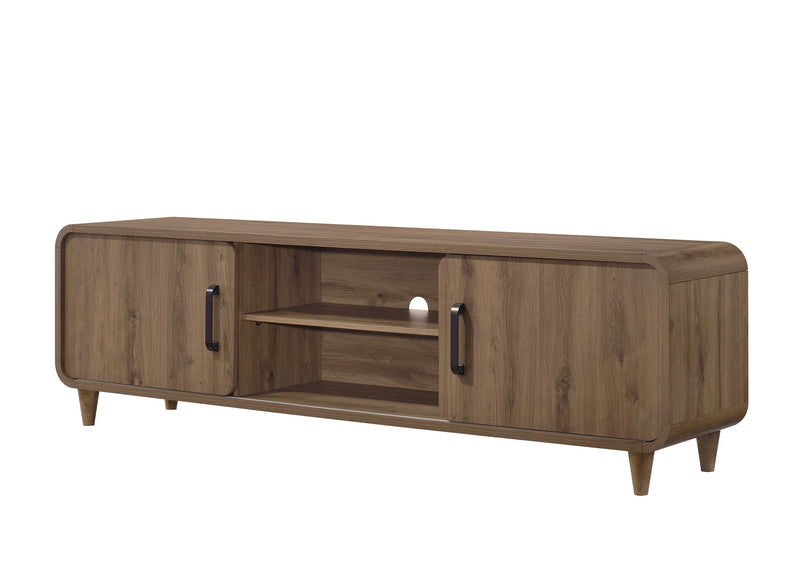 Crownmark Nyomi TV Stand - Light Brown