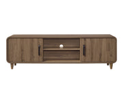 Crownmark Nyomi TV Stand - Light Brown