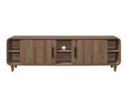 Crownmark Nyomi TV Stand - Light Brown