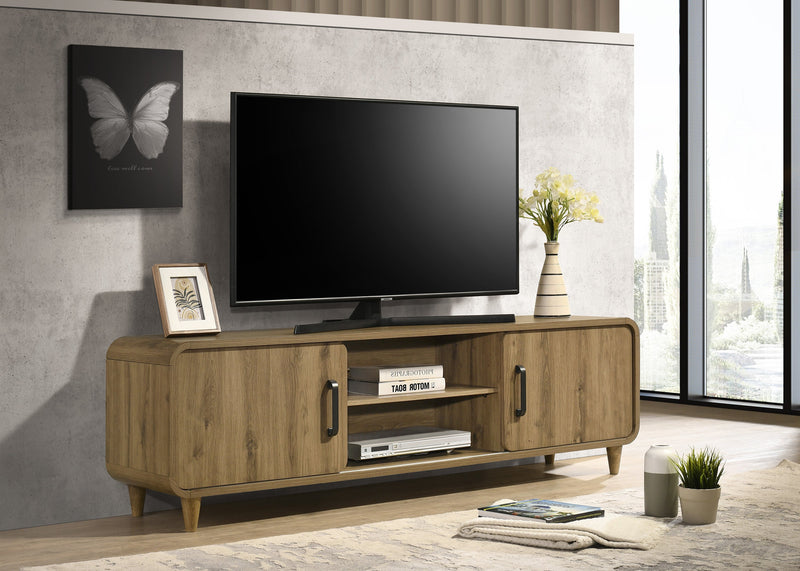 Nyomi TV Stand Light Brown