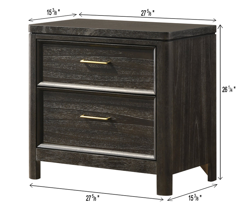 Crownmark Ethel Bedroom Set Nightstand