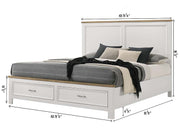Crownmark Aston Bedroom Set King Bed