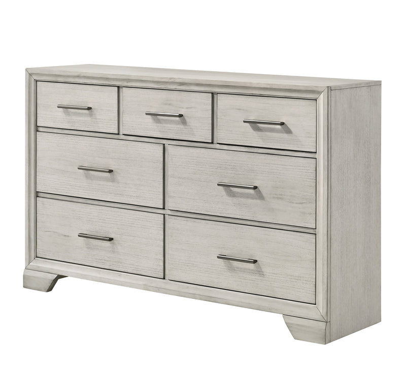 Crownmark Jaymes Bedroom Set - White Mist Dresser