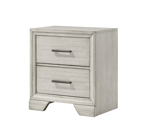 Crownmark Jaymes Nightstand - White Mist