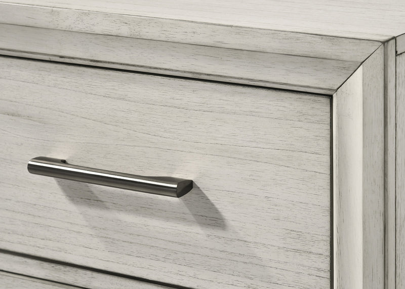 Crownmark Jaymes Bed - White Mist
