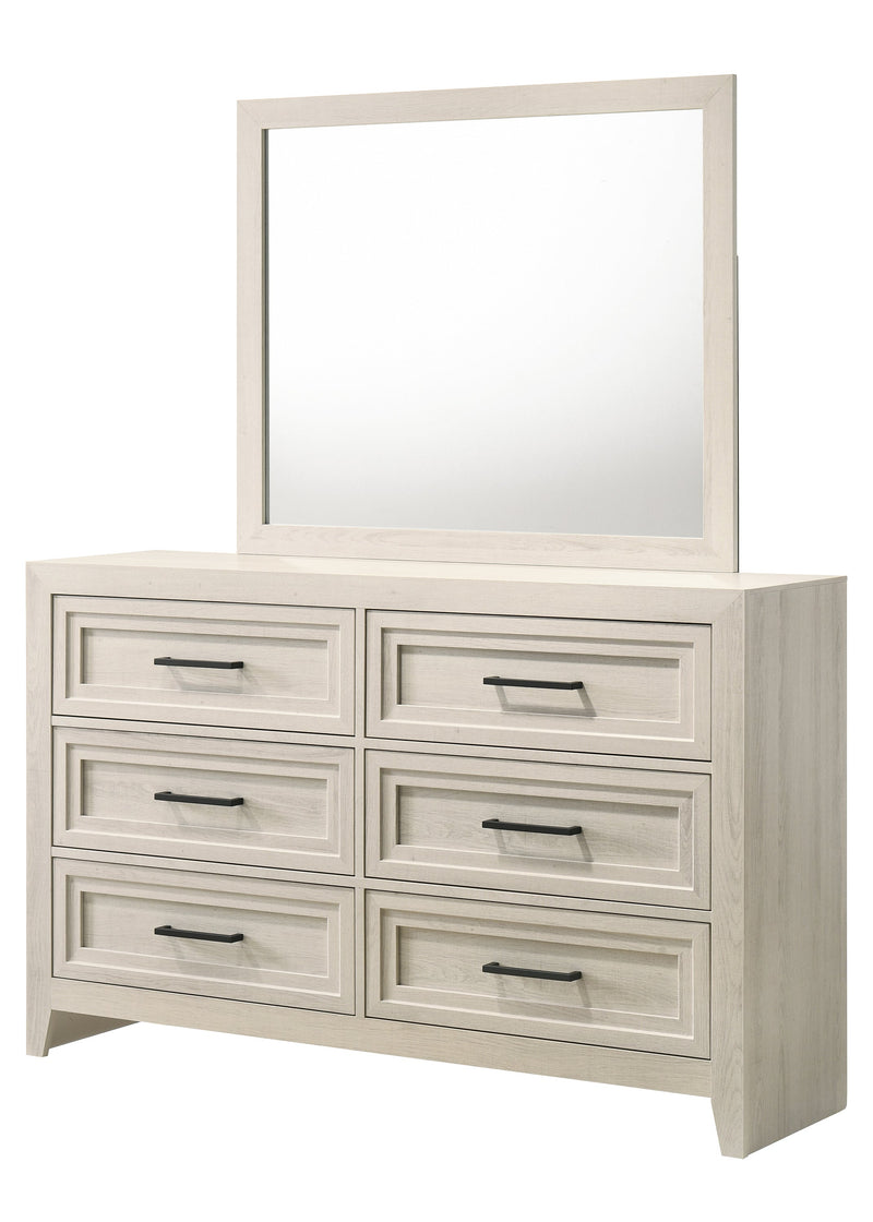 Crownmark Lorraine Bedroom Set Dresser and Mirror
