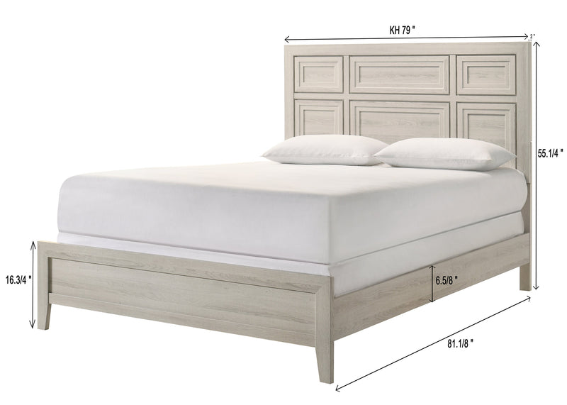 Crownmark Lorraine Bedroom Set King Bed