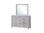 Crownmark Adelaide Bedroom Set - Drift Wood Dresser and Mirror