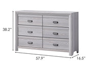 Crownmark Adelaide Bedroom Set - Drift Wood Dresser