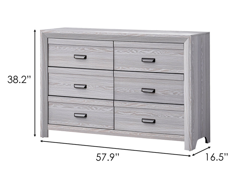 Crownmark Adelaide Bedroom Set - Drift Wood Dresser