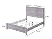 Crownmark Adelaide Bedroom Set - Drift Wood Queen Bed