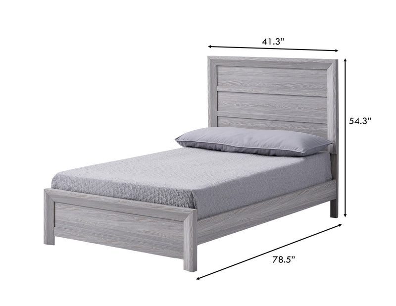 Crownmark Adelaide Bed - Drift Wood