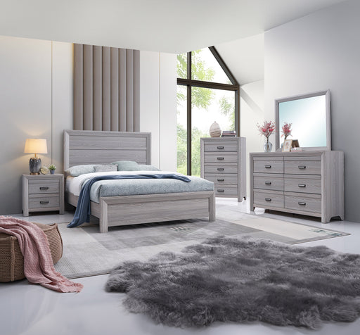 Crownmark Adelaide Bedroom Set - Drift Wood