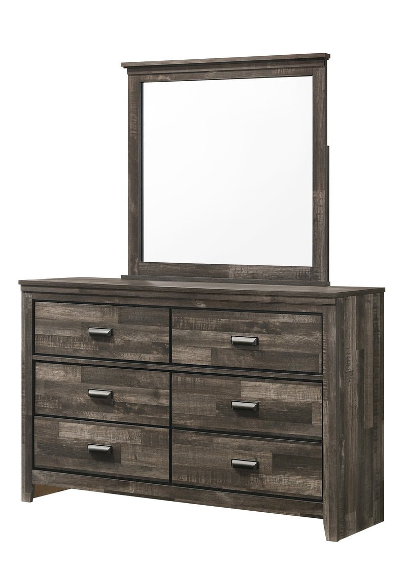 Crownmark Carter Bedroom Set Dresser and Mirror