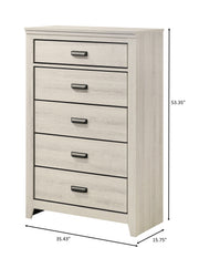 Crownmark Carter Chest - White