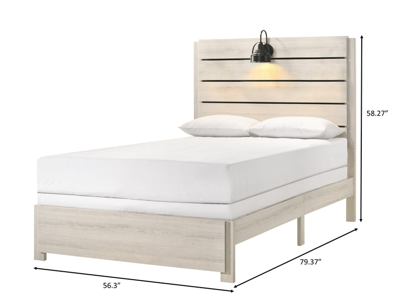 Crownmark Carter Bedroom Set - White