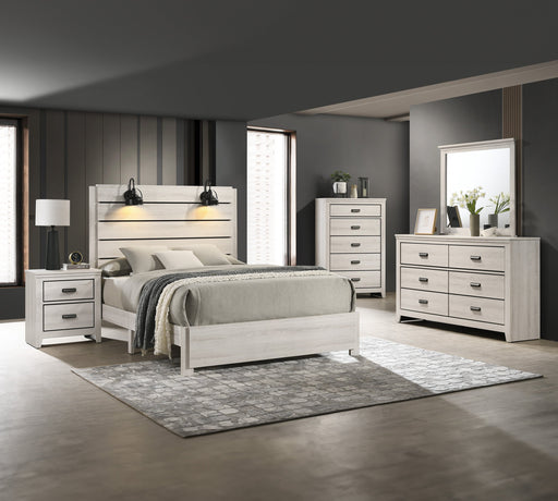 Crownmark Carter Bedroom Set - White