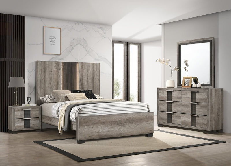 Crownmark Rangley Chest - Grey/Brown