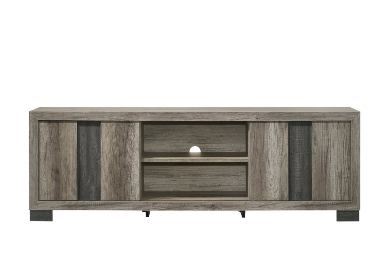 Crownmark Rangley TV Stand Grey Brown