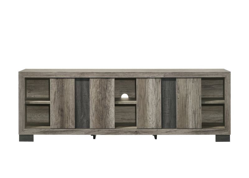 Crownmark Rangley TV Stand Grey Brown