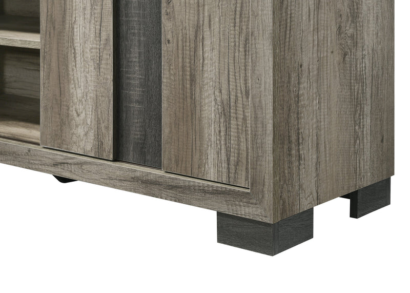 Crownmark Rangley TV Stand Grey Brown