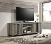 Crownmark Rangley TV Stand Grey Brown