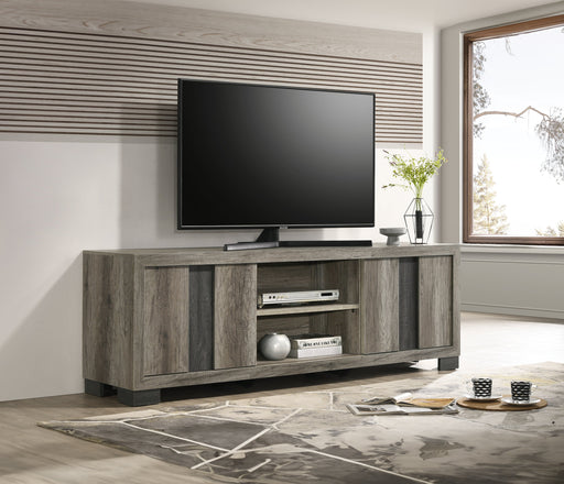 Crownmark Rangley TV Stand Grey Brown