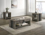 Crownmark Rangley 3-Pc Set - Grey/Brown
