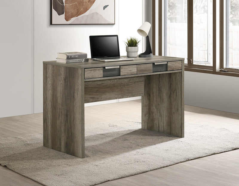 Rangley Writing Desk - Grey/Brown