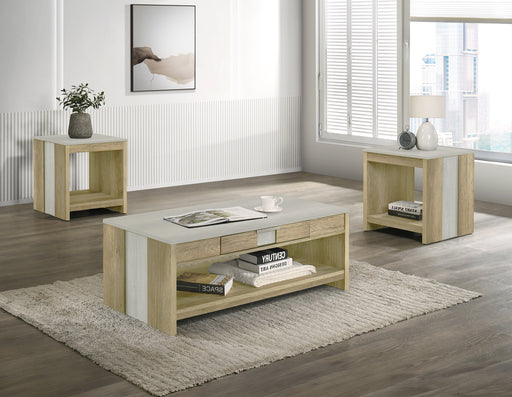 Crownmark Rangley 3-Pc Cocktail Set - Driftwood