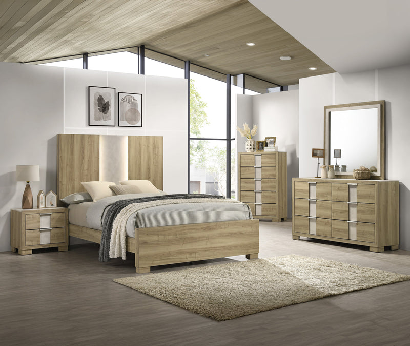 Crownmark Rangley Bed - Driftwood