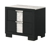 Crownmark Rangley Nightstand - Black