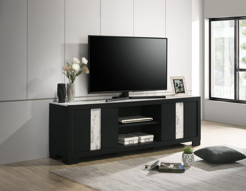 Crownmark Rangley TV Stand - Black