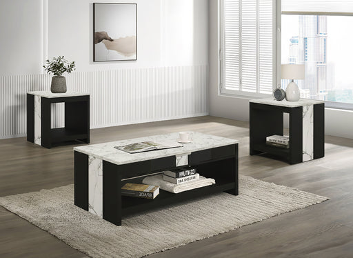 Crownmark Rangley 3-Pc Cocktail Set - Black
