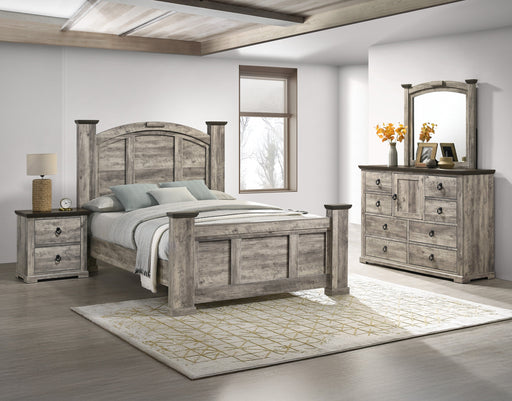 Crownmark Ella-Mae Bedroom Set - Grey 4-Piece Bedroom Set