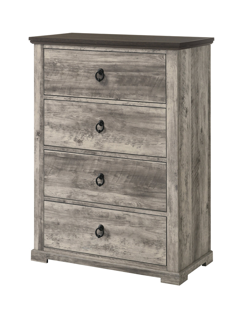 Crownmark Ella-Mae Bedroom Set - Grey Chest