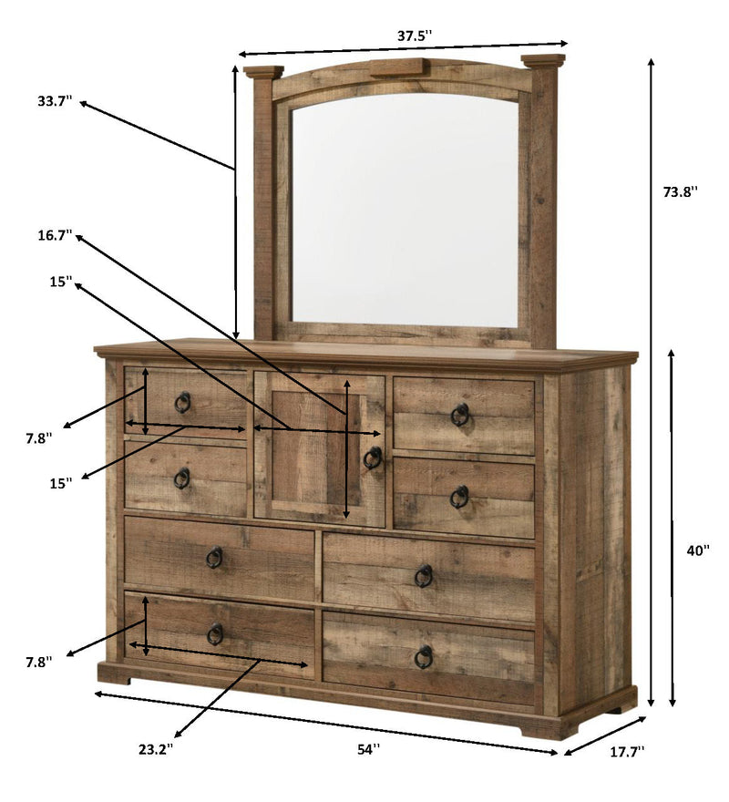 Ella - Mae Bedroom Set - Natural