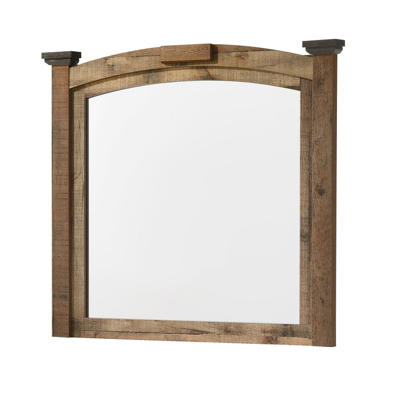 Crownmark Ella - Mae Bedroom Set - Natural Mirror