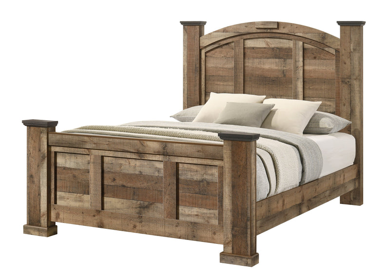 Crownmark Ella - Mae Bedroom Set - Natural Queen Bed