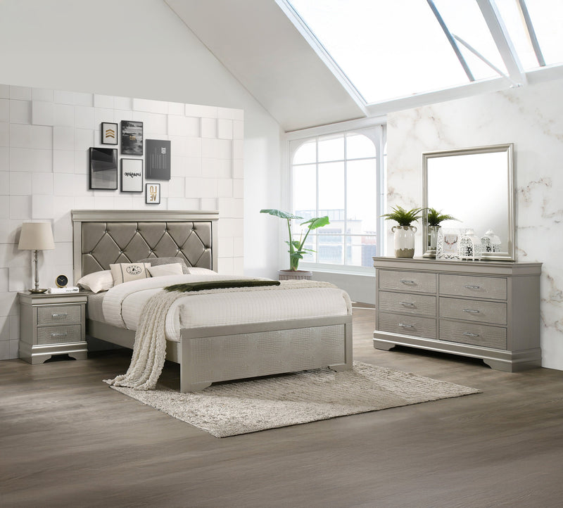 Crownmark Amalia Bedroom Set 4-Piece Bedroom Set