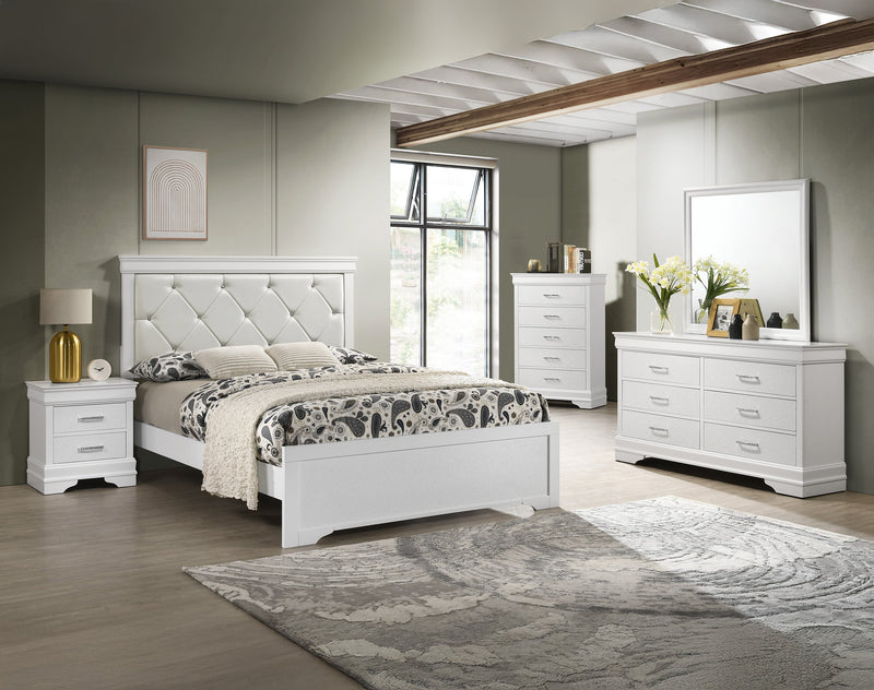 Crownmark Amalia Bedroom Set - White