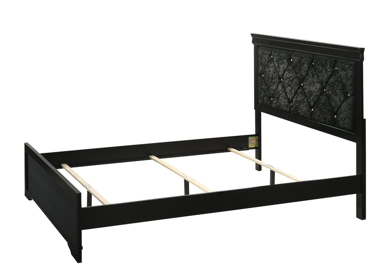 Crownmark Amalia Bed - Black