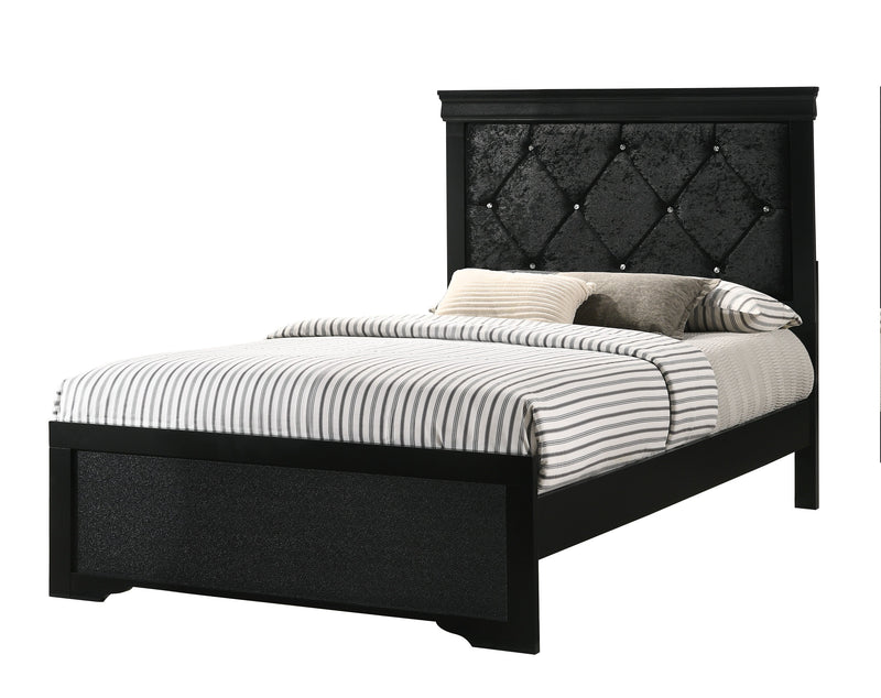 Crownmark Amalia Bed - Black